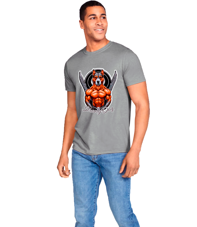 🔥Camiseta StrongDog | Para Amantes de los Perros y el Fitness | Unisex y Veraniega