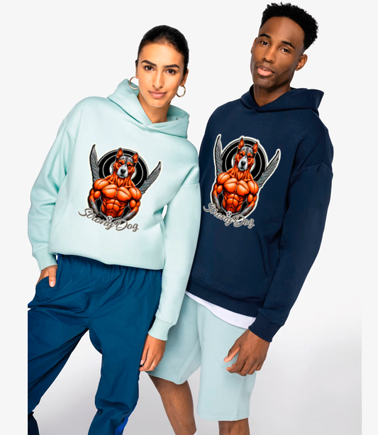 ⛄Sudadera Oversize Unisex Strong Dog | Para Amantes de los Perros | Regalo Ideal para Dueños de Mascotas