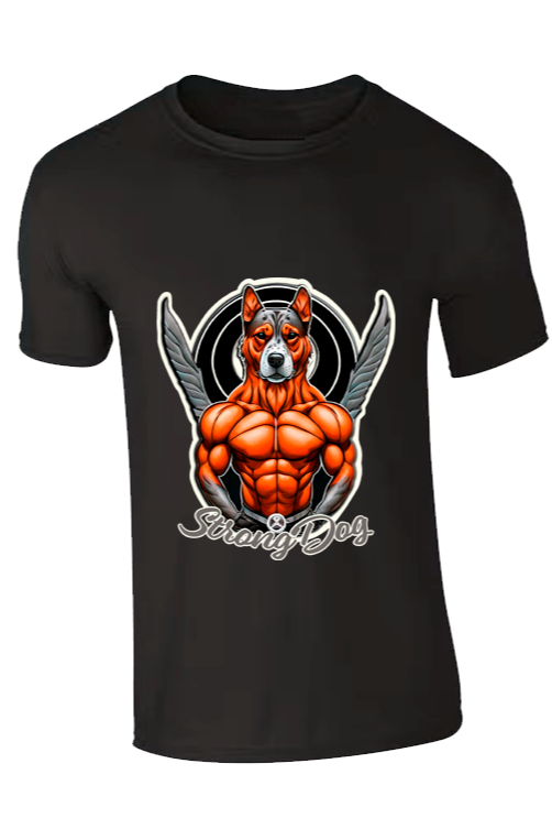 🔥Camiseta StrongDog | Para Amantes de los Perros y el Fitness | Unisex y Veraniega
